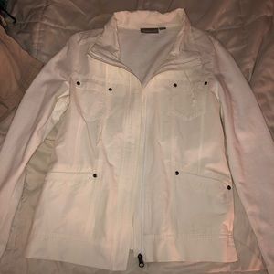 White Zip Up Jacket